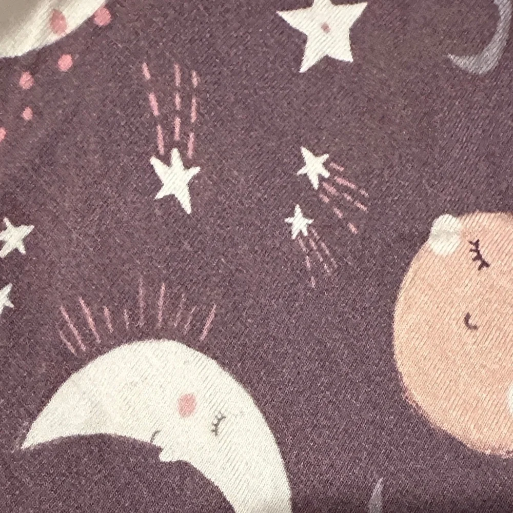 Little Sleepies Purple and Pink Moon Pajama Set - Picture 4 of 6